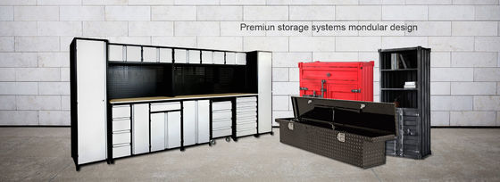 Metall-Schwerlast-Stahl-Garage-Werkzeugschrank-Speichersysteme mit 1,0-1,5 mm Dicke
