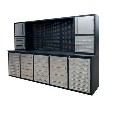 Schwerlastschrankmontage Arbeitsbank für Werkstatt und Garage