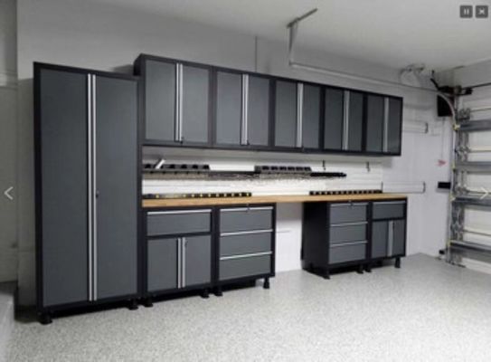 Optionales Werkzeugset Box Schwerlastmoduläres Garagenwerkzeugschrank mit kaltgewalztem Stahl