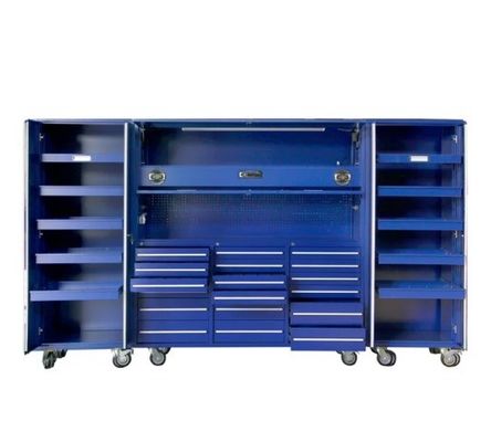 Werkstatt Garage Schwerlastpulverbeschichtungswerkzeug Lagerschrank mit Rädern