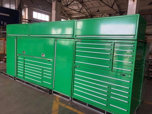 OEM unterstützt 1-Tür-Metallwerkzeugschrank mit Schwerlastschubladen Schlösser und Rollen