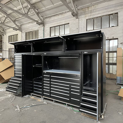 OEM unterstützt 1-Tür-Metallwerkzeugschrank mit Schwerlastschubladen Schlösser und Rollen