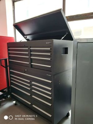 72&quot; 15-Schubladen schwerer Rollwerkzeugschrank mit Edelstahlgriffe und -rädern