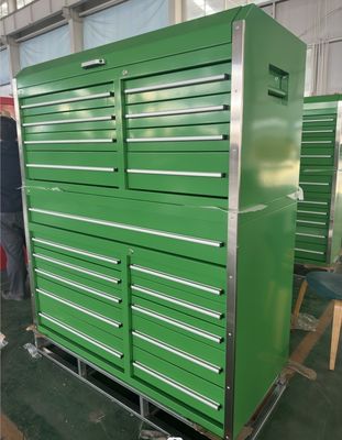 72&quot; 15-Schubladen schwerer Rollwerkzeugschrank mit Edelstahlgriffe und -rädern