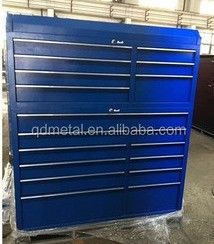 15 Schubladen Metallwerkzeugschrank auf Rädern für die Lagerung in Werkstatt Garage