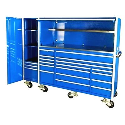 Akzeptable OEM ODM Erste Werkstatt Metallwerkzeugbox auf Rädern für Garagen-Speichersysteme