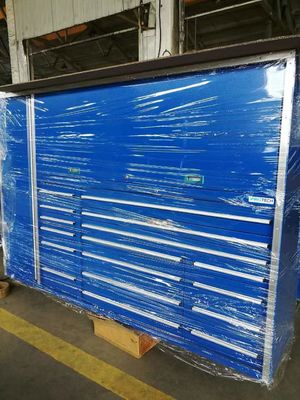 Akzeptable OEM ODM Erste Werkstatt Metallwerkzeugbox auf Rädern für Garagen-Speichersysteme