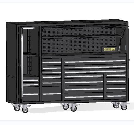 Heavy Duty Metallwerkzeugkiste mit Hutch- und Socket-Schubladen Mehrfachschubladen optional