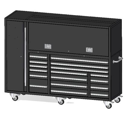 Schwermetallwerkzeugschrank mit mehreren Schubladen Optionale und Edelstahlgriffe