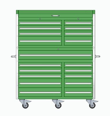 Personalisierte Unterstützung Schwerlast 20 Schubladen Werkzeugkarton für Werkstatt Garage Lagerung